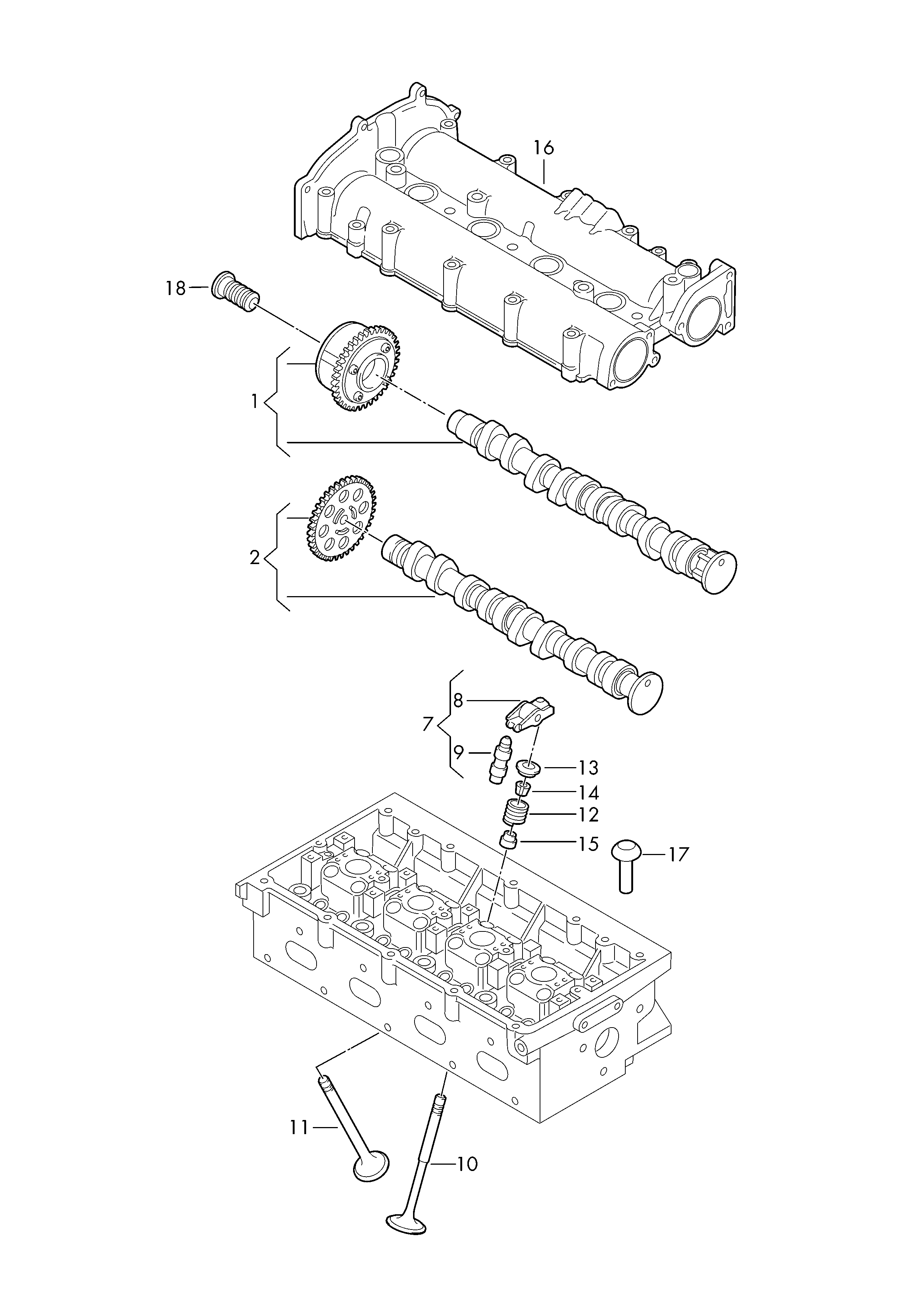 Seat 06E 109 417N - Балансир, управління двигуном autozip.com.ua