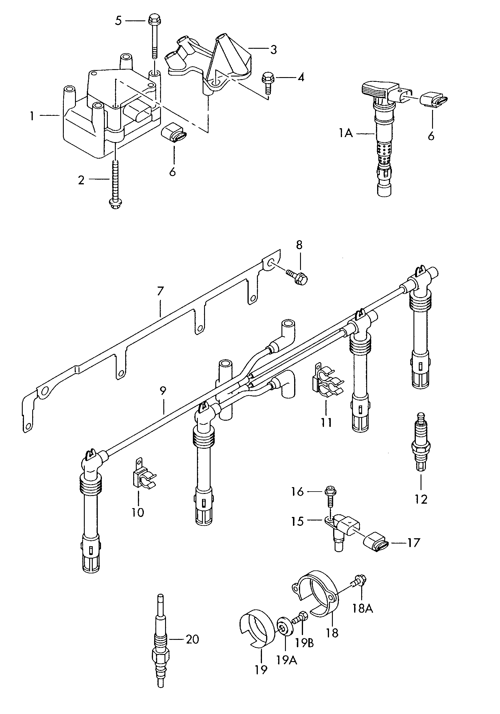 Seat 101 000 033 AG - Свічка запалювання autozip.com.ua