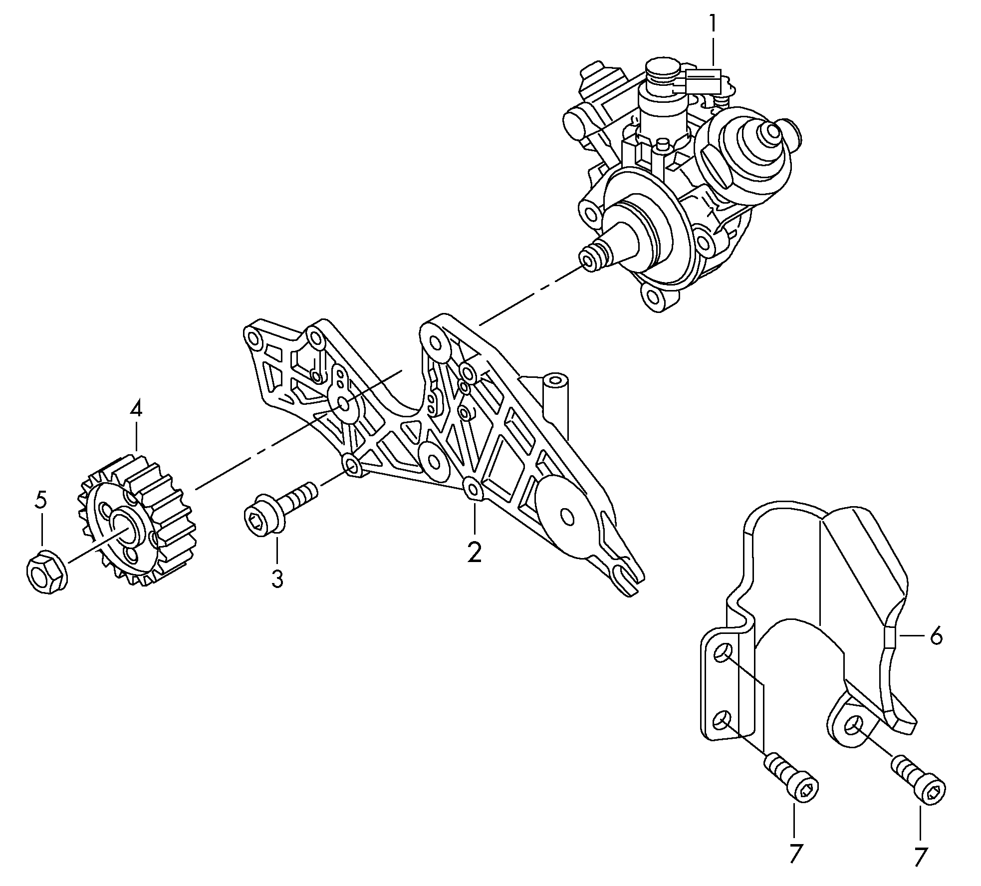 Seat 059 130 755AH - Паливний насос високого тиску, ТНВТ autozip.com.ua