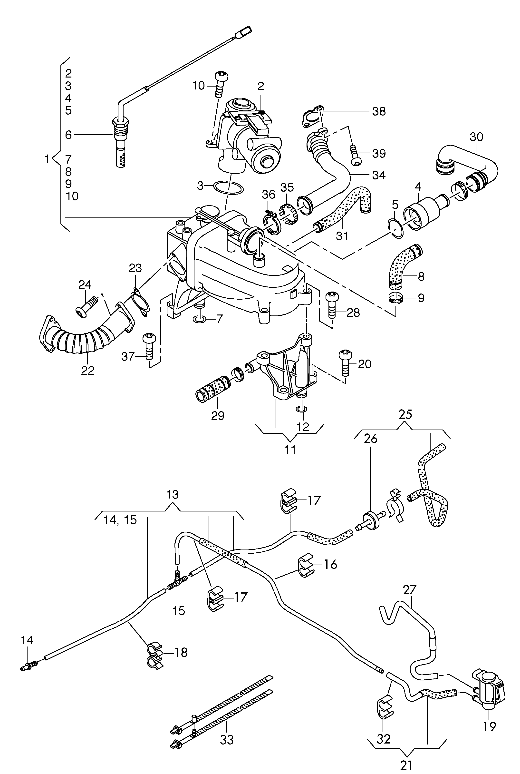 VW 059 131 515 R - Клапан повернення ОГ autozip.com.ua