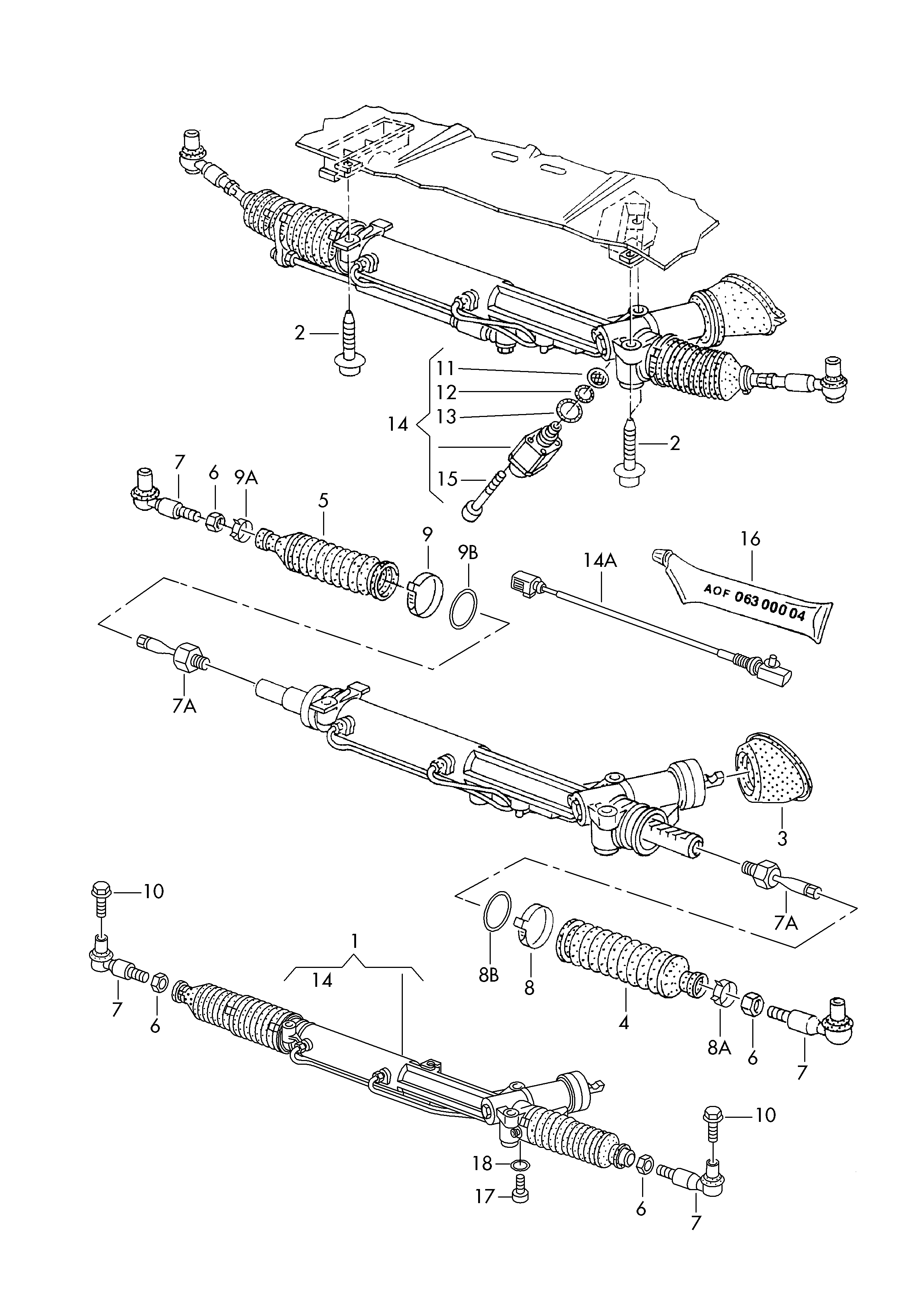 Seat 4E0419811E - Наконечник рульової тяги, кульовий шарнір autozip.com.ua