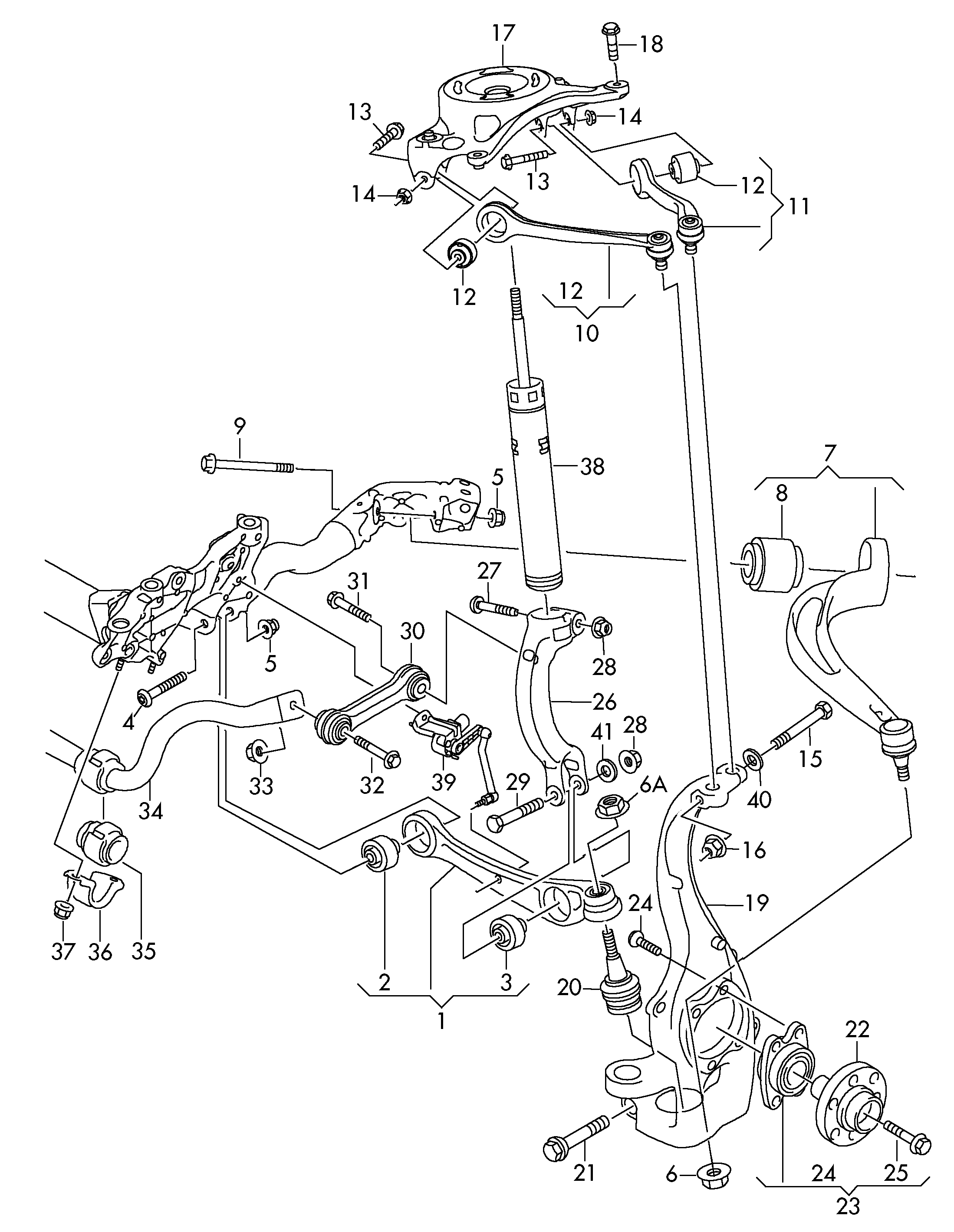 Seat 4G0 407 689 C - Шарова опора, несучий / направляючий шарнір autozip.com.ua