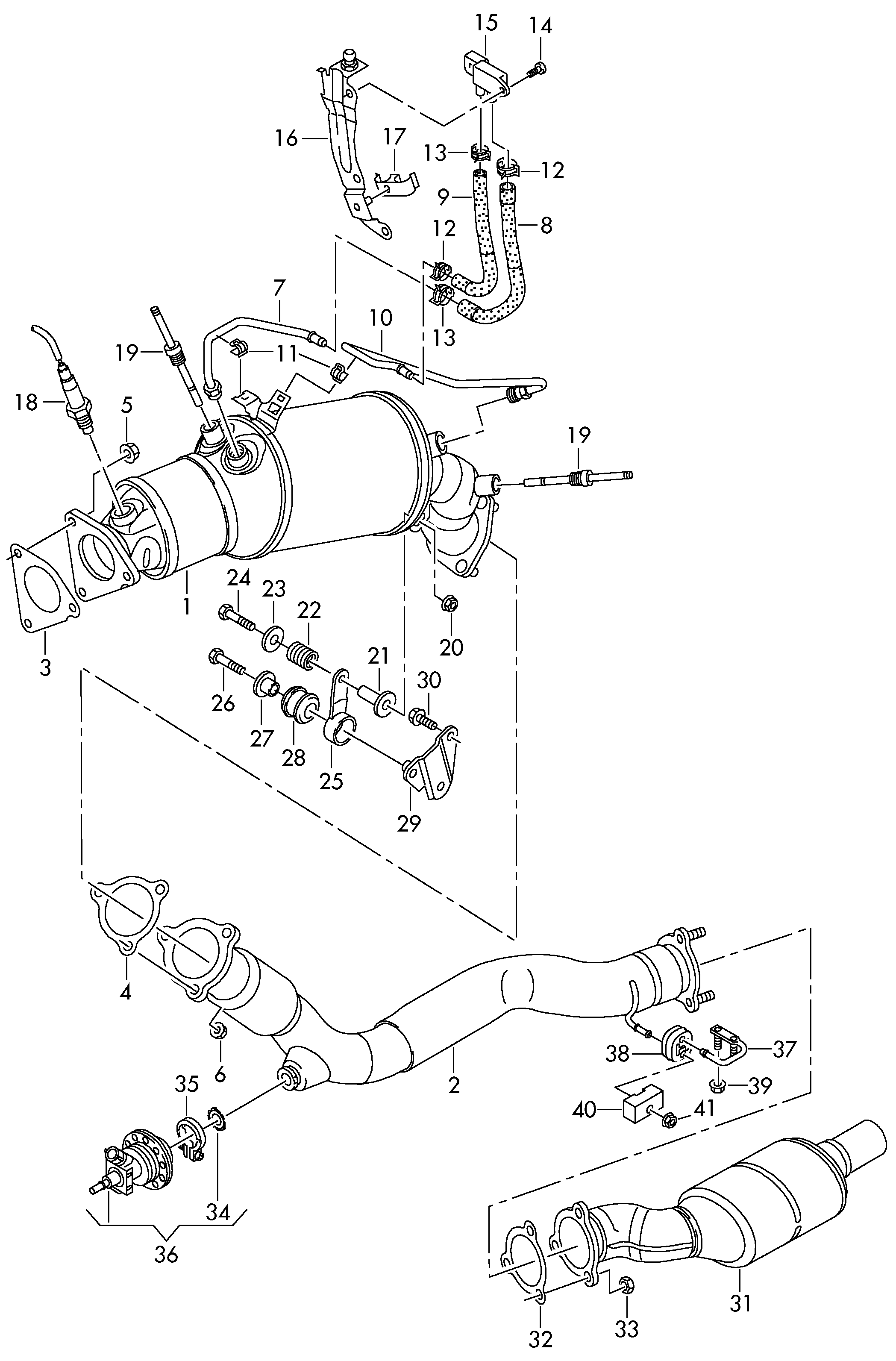 VW (SVW) 4G0 423 812 A - Наконечник рульової тяги, кульовий шарнір autozip.com.ua