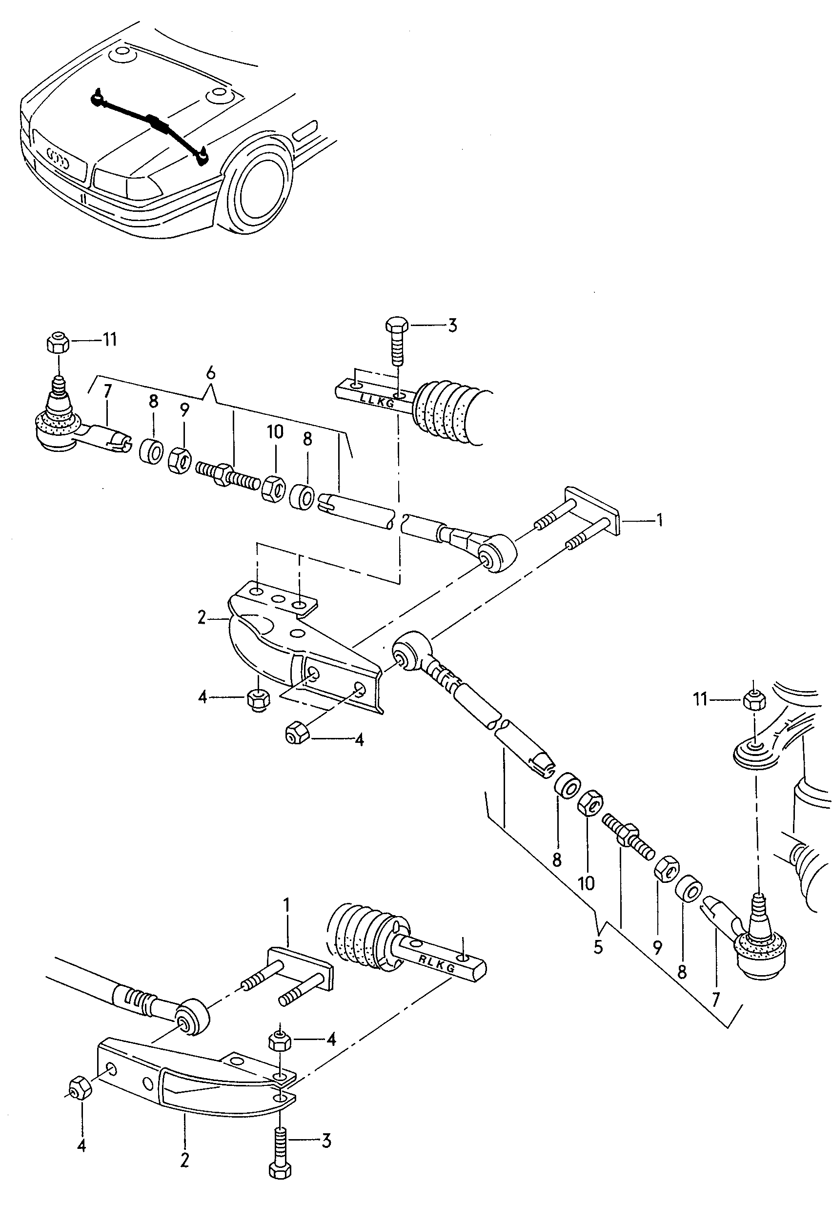 FORD 811419812A - Наконечник рульової тяги, кульовий шарнір autozip.com.ua