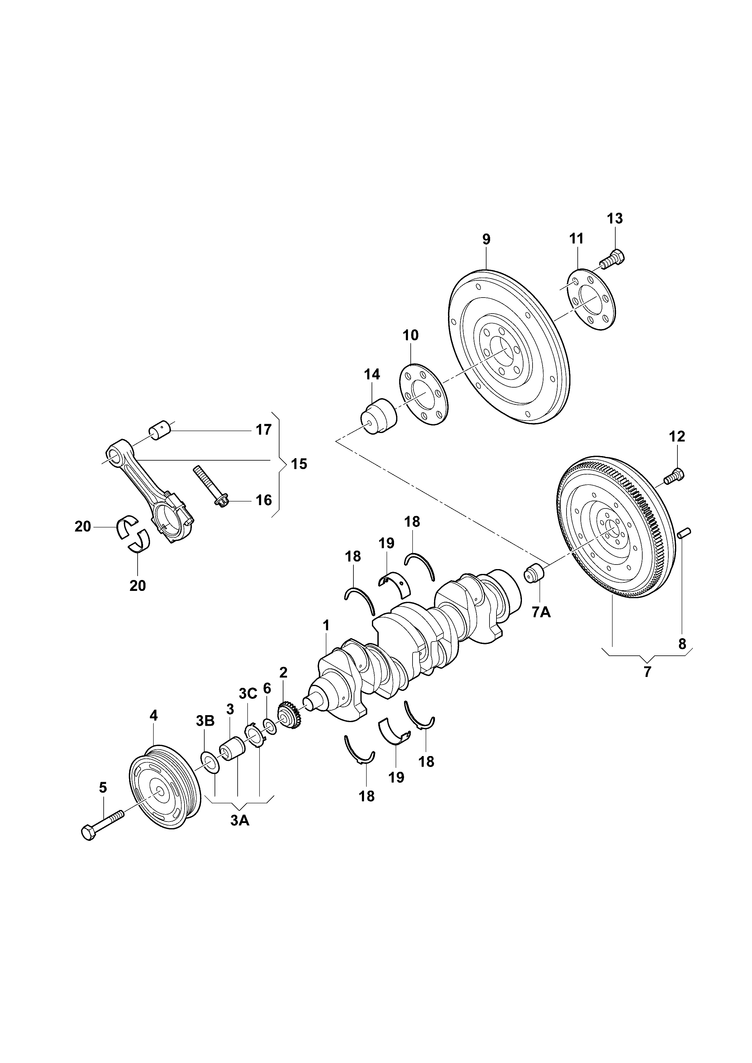 Seat 03F 105 266 B - Маховик autozip.com.ua