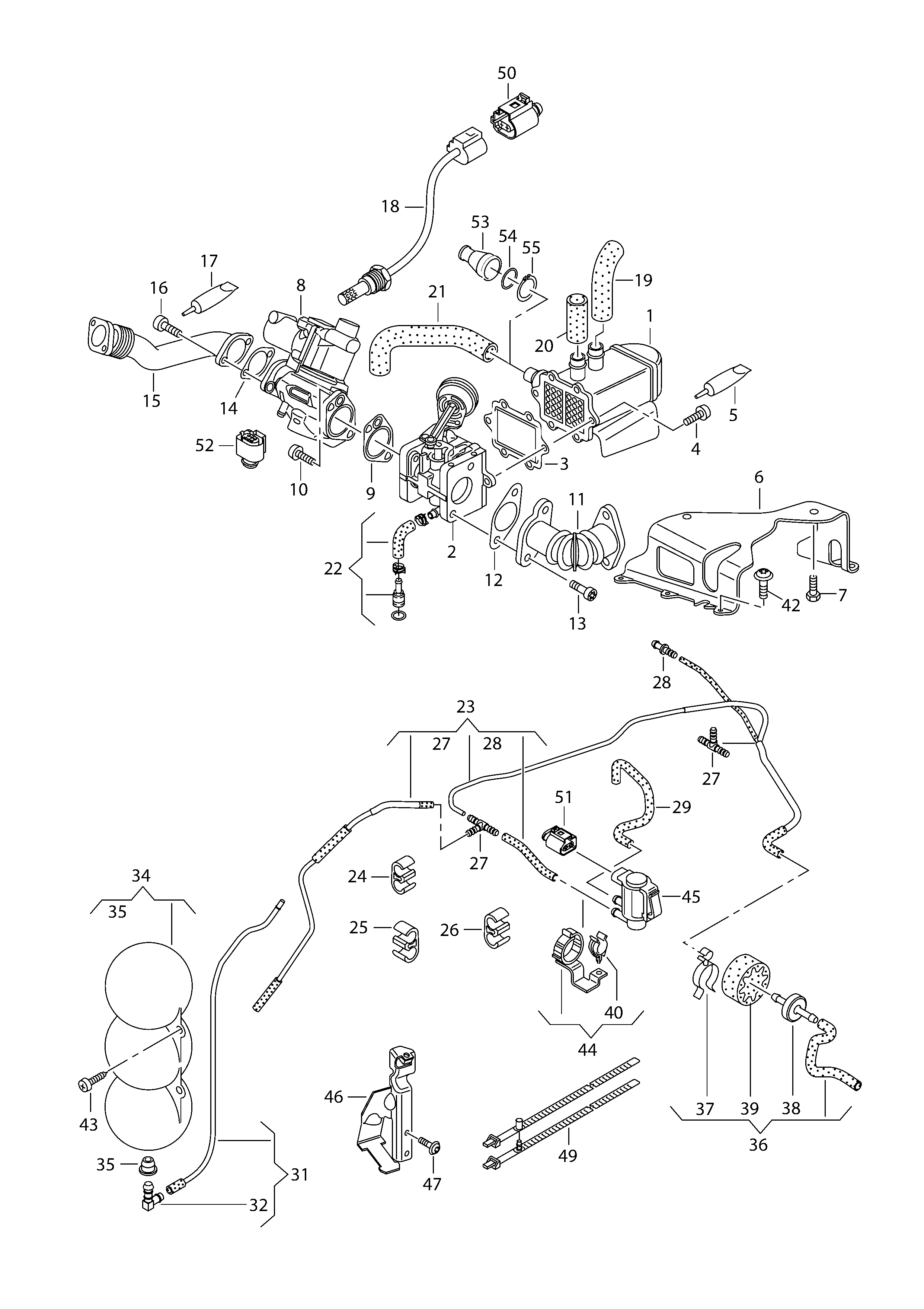 Seat 059131501D - Клапан повернення ОГ autozip.com.ua