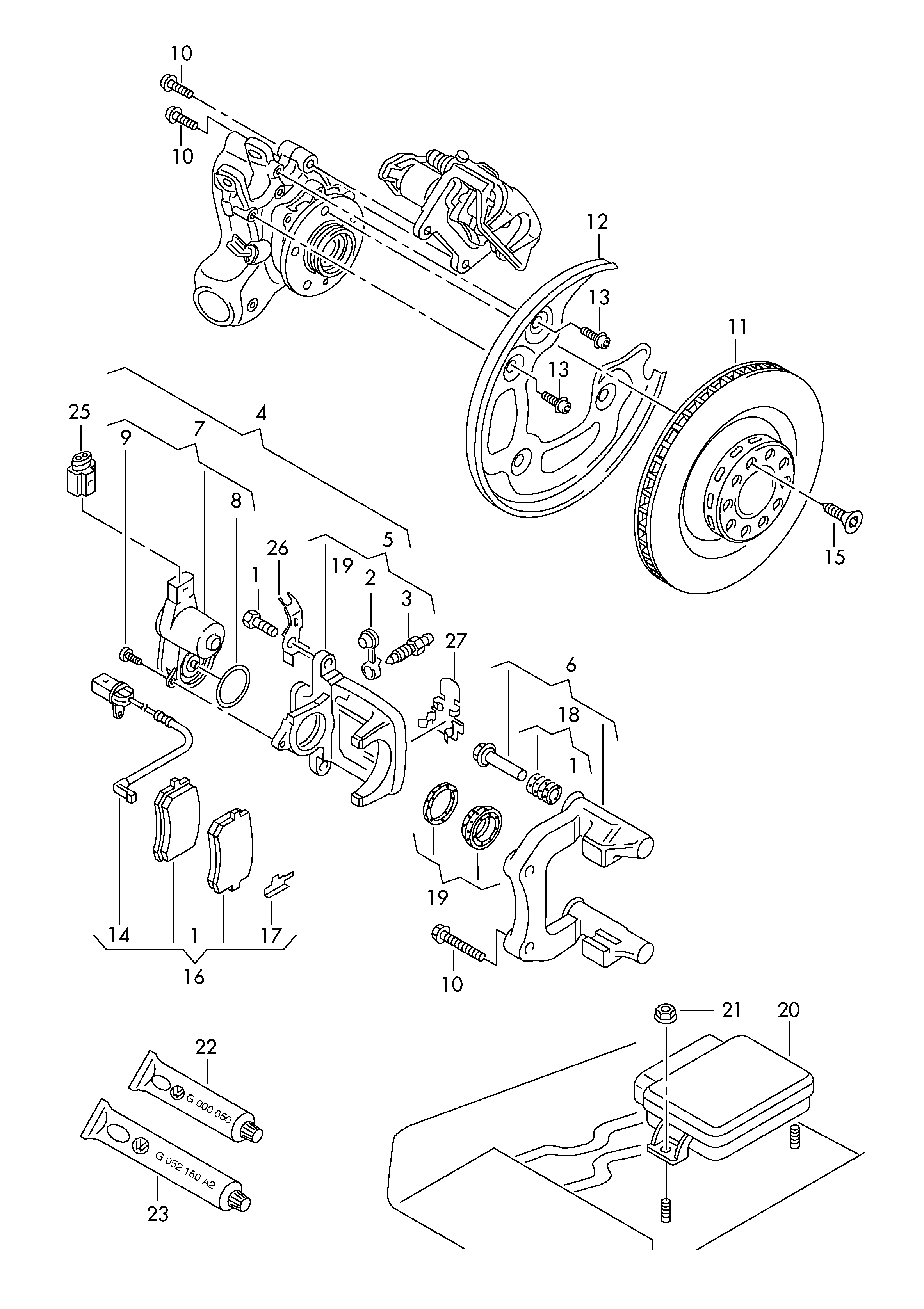 VW 4G0 615 403 A - Гальмівний супорт autozip.com.ua