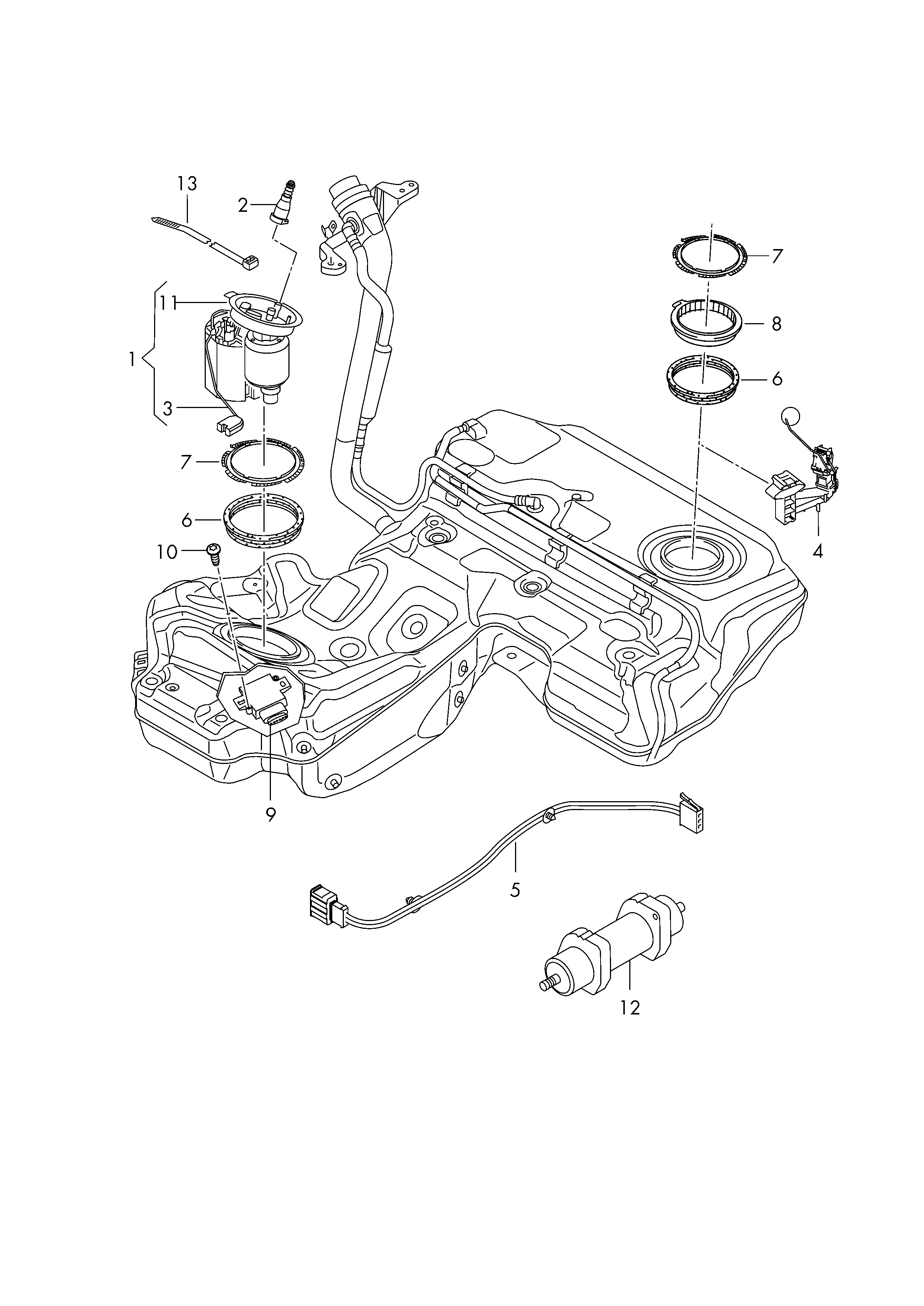 Seat 4G0906093F - Реле, паливний насос autozip.com.ua