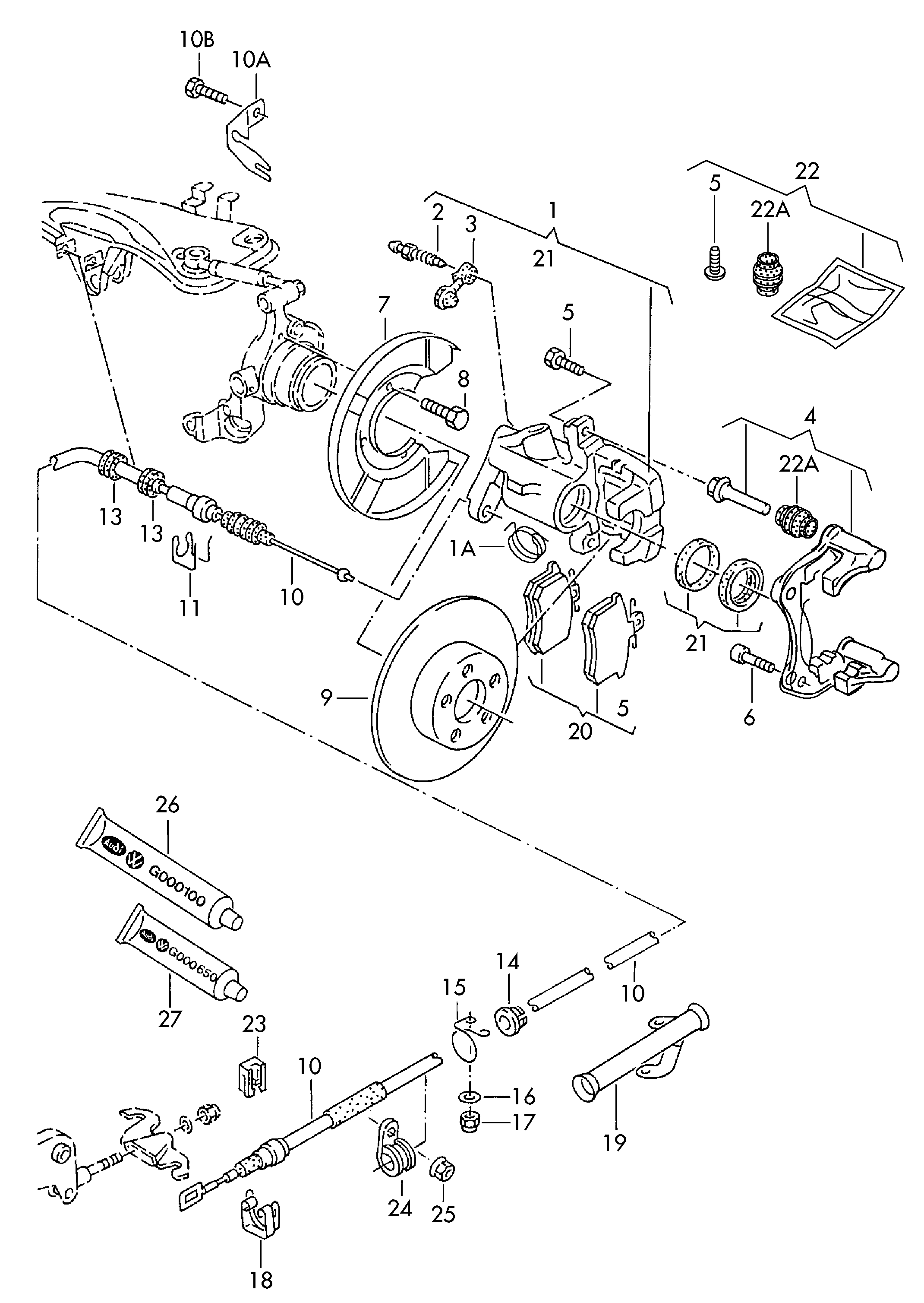 Skoda 4D0 615 601 B - Гальмівний диск autozip.com.ua