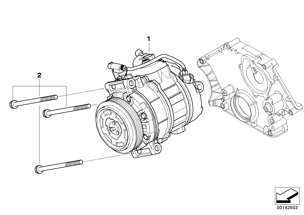 BMW (BRILLIANCE) 64526956715 - Компресор, кондиціонер autozip.com.ua