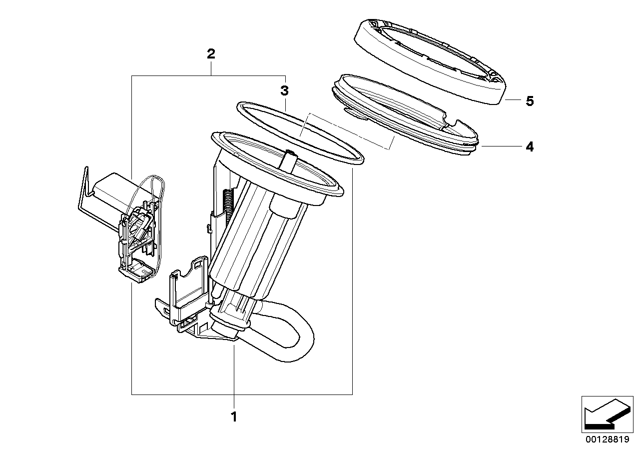 VW 16117373514 - Паливний фільтр autozip.com.ua