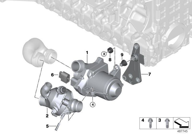 BMW 11 51 7 632 426 - Водяний насос autozip.com.ua