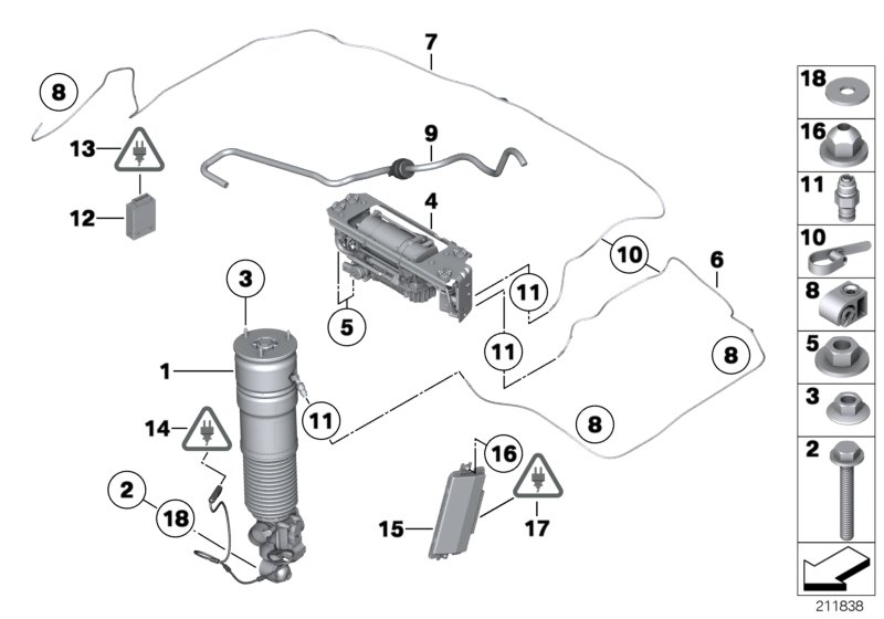 BMW 37206784163 - Повітряний фільтр, компресор - підсмоктування повітря autozip.com.ua