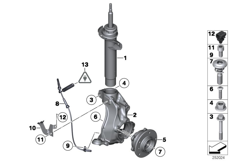 BMW 31316851339 - Амортизатор autozip.com.ua