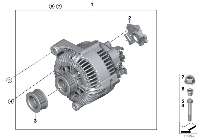 BMW 12318510090 - Регулятор напруги генератора autozip.com.ua