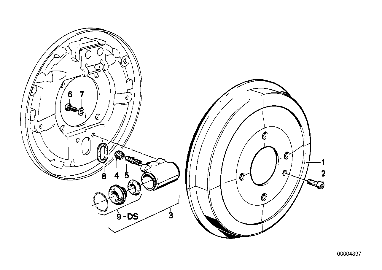 BMW 34 21 1 154 506 - Колісний гальмівний циліндр autozip.com.ua