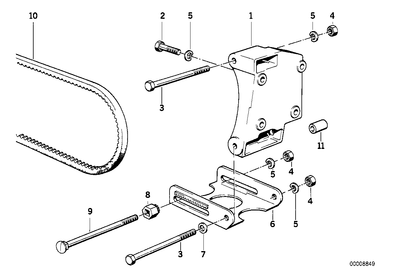 BMW 64 55 1 717 954 - Клиновий ремінь autozip.com.ua