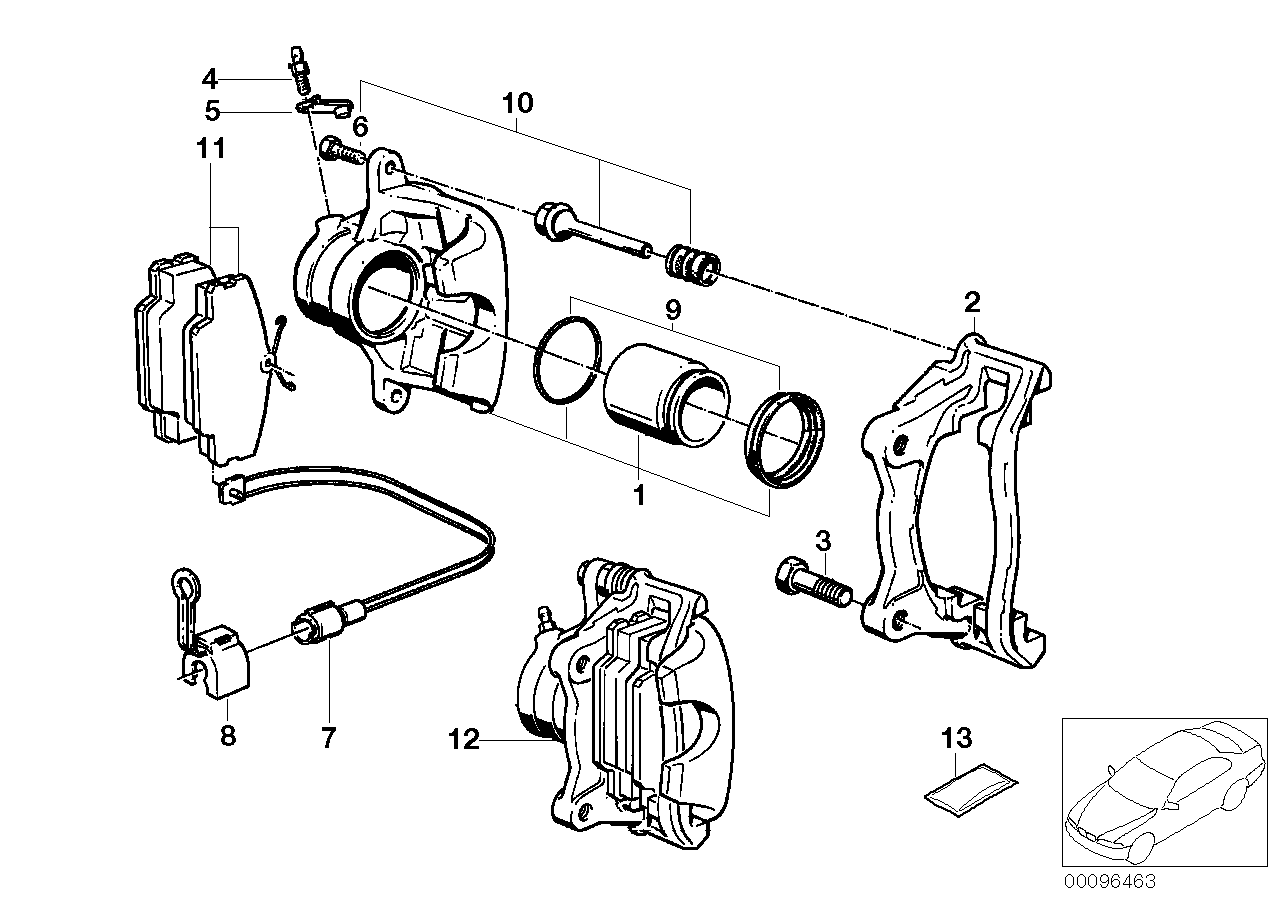 VW 34119058982 - Гальмівні колодки, дискові гальма autozip.com.ua