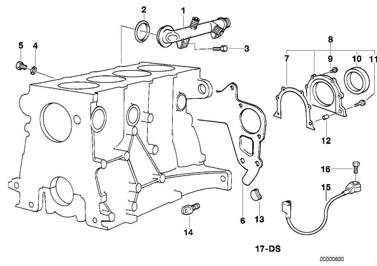 BMW 12 14 1 734 580 - Датчик детонації autozip.com.ua