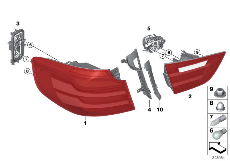 BMW 63217350869 - Обшивка, Задні двері autozip.com.ua