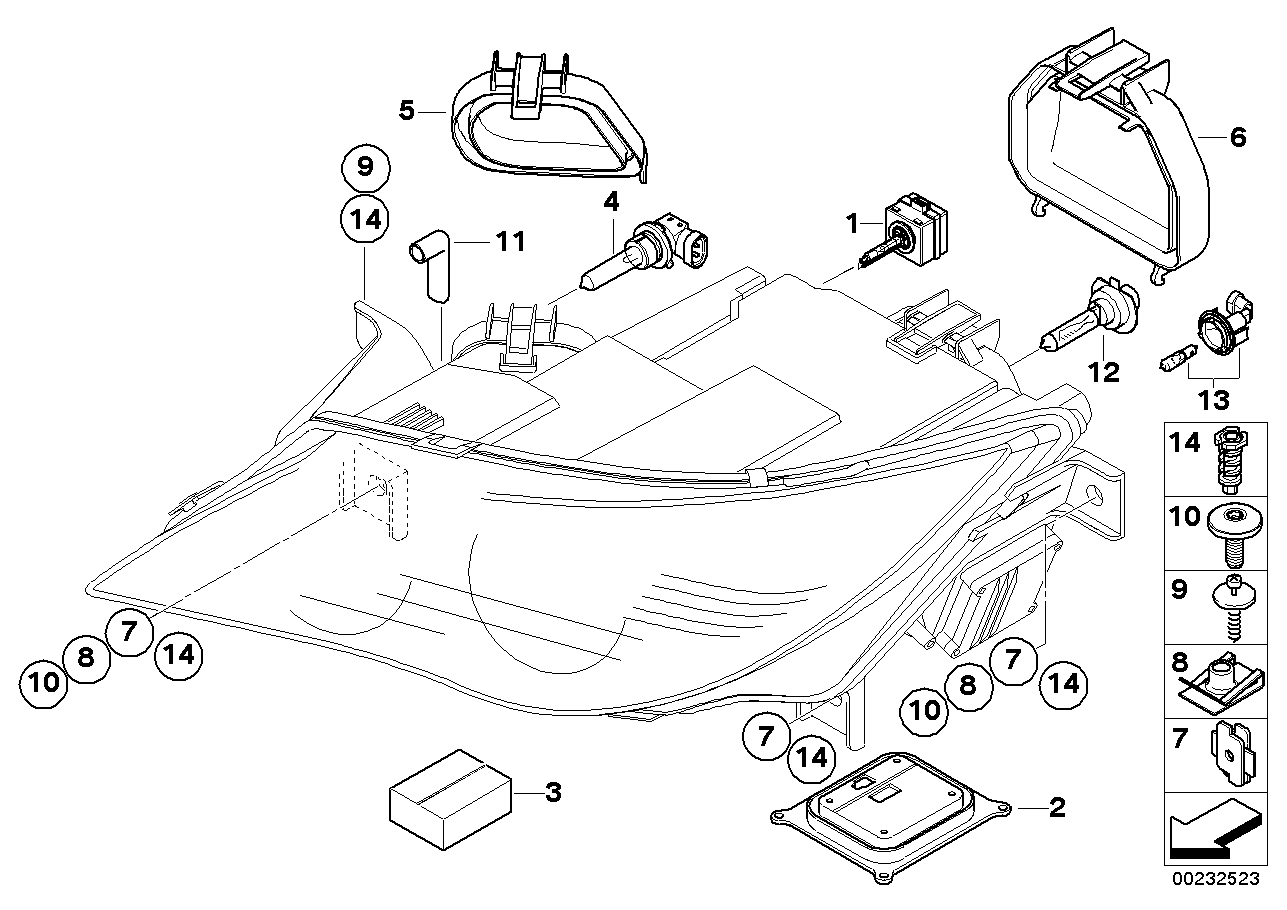 BMW 63217160782 - Лампа розжарювання, протитуманні фари autozip.com.ua