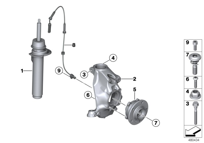 BMW 31206876844 - Комплект підшипника маточини колеса autozip.com.ua