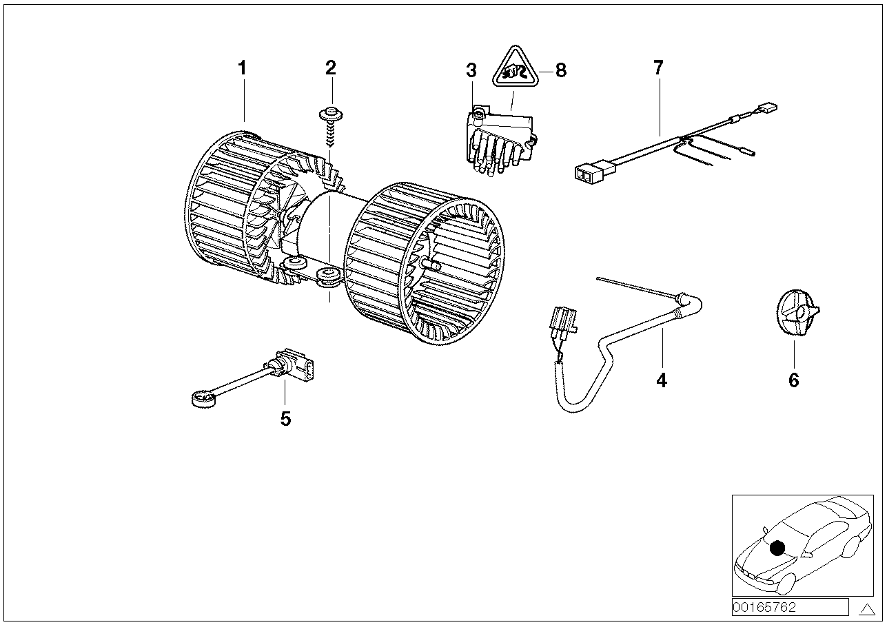 Land Rover 64118372493 - Вентилятор салону autozip.com.ua