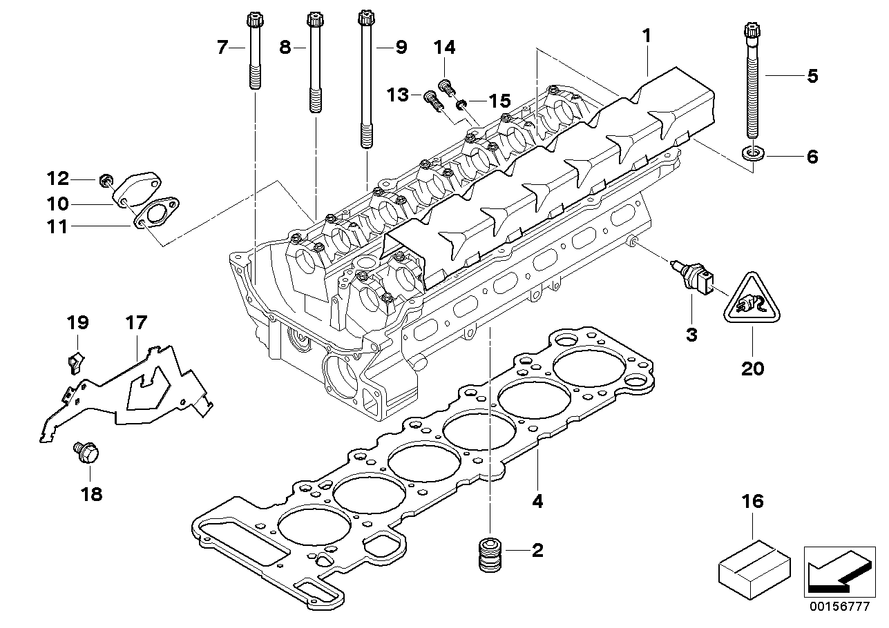 BMW 11 12 1 436 822 - Комплект прокладок, головка циліндра autozip.com.ua