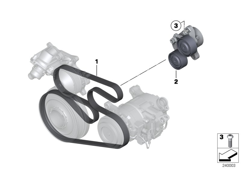 BMW 11288519128 - Поліклиновий ремінь autozip.com.ua