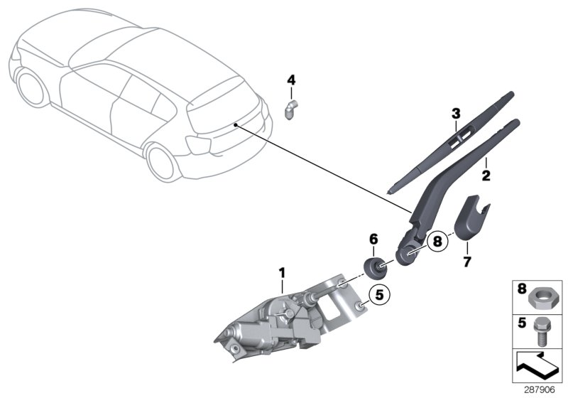 BMW 61 61 7 241 986 - Щітка склоочисника autozip.com.ua