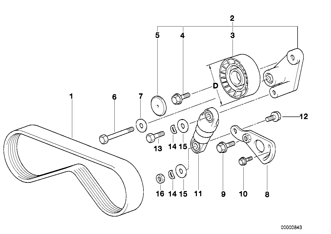 BMW 11287636376 - Поліклиновий ремінь autozip.com.ua