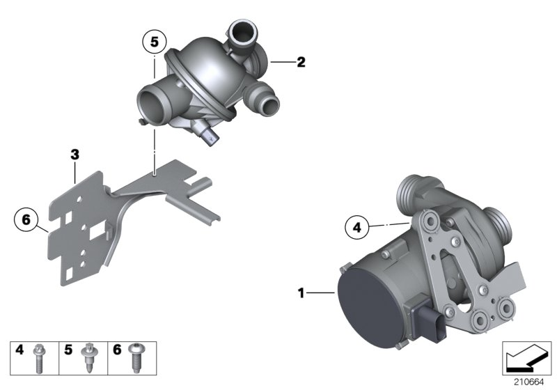 BMW Motorcycles 11 51 7 583 836 - Водяний насос autozip.com.ua