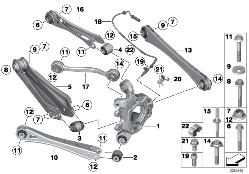 BMW 33 32 6 795 812 - Важіль незалежної підвіски колеса autozip.com.ua