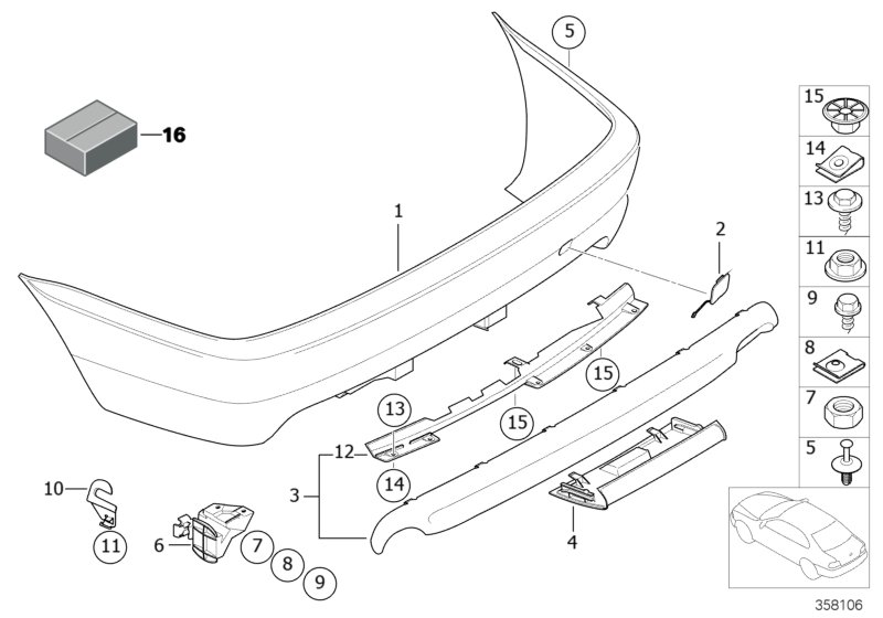 BMW 51 11 8 174 185 - Розпірна заклепка autozip.com.ua