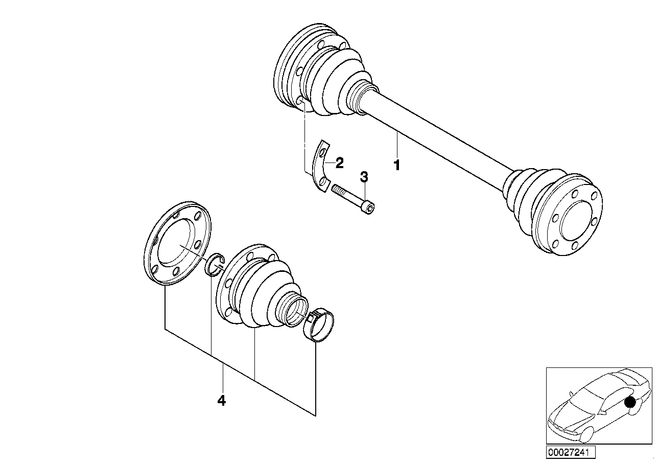 BMW 33 21 9 067 899 - Пильник, приводний вал autozip.com.ua