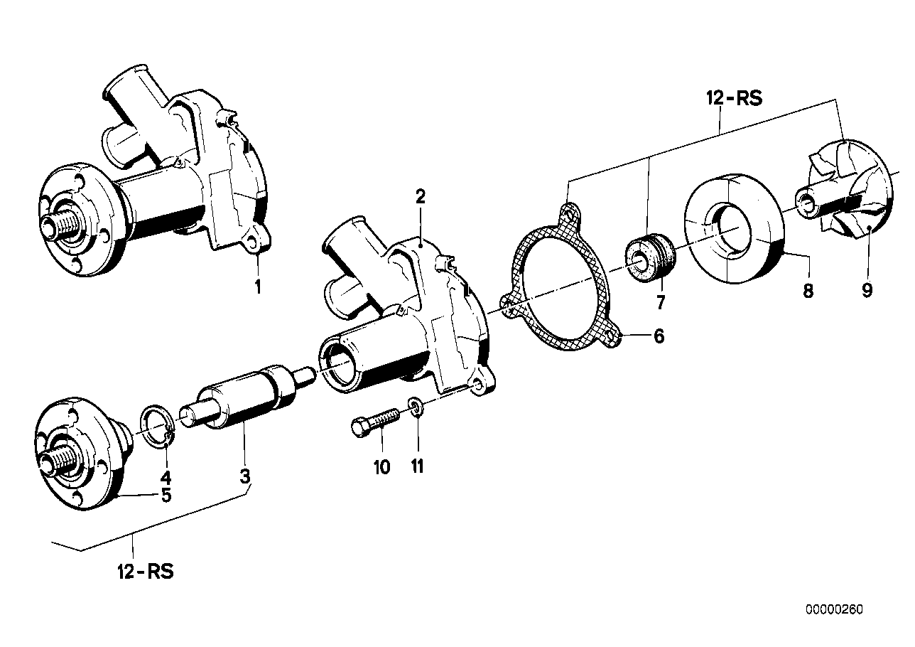 Mini 11519070759 - Водяний насос autozip.com.ua