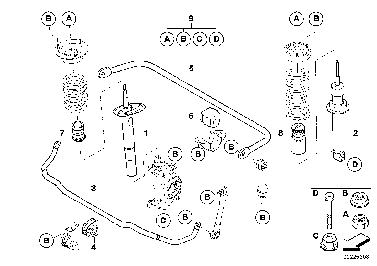 BMW 31 32 6 764 461 - Амортизатор autozip.com.ua