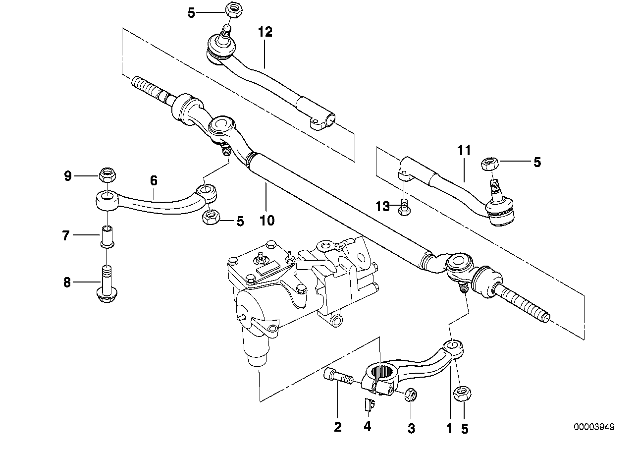 Mini 32211141346 - Наконечник рульової тяги, кульовий шарнір autozip.com.ua