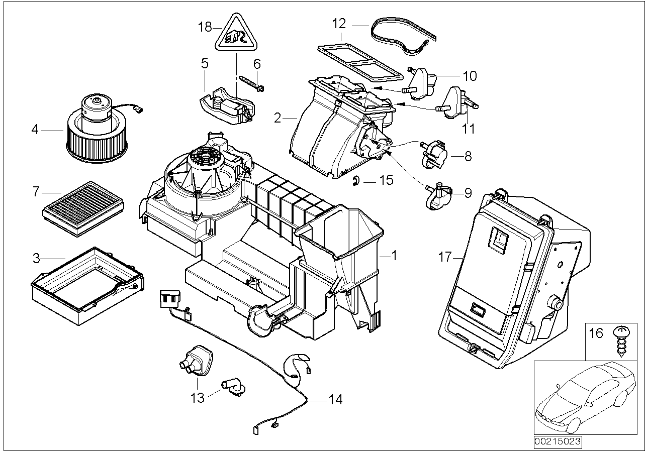 BMW 64 10 6 907 746 - Фільтр, повітря у внутрішній простір autozip.com.ua