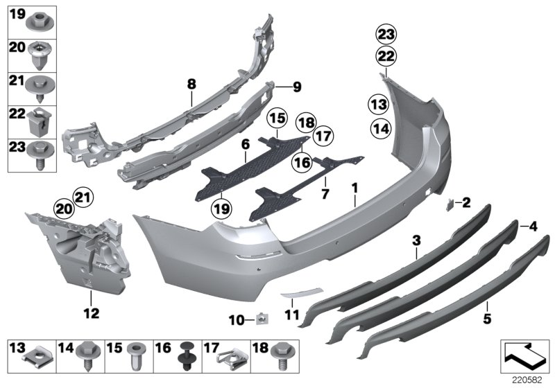 BMW 51128049280 - Буфер, бампер autozip.com.ua