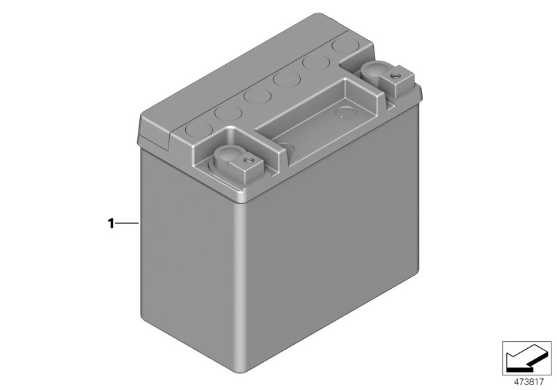 BMW 61 21 9 394 648 - Original BMW AGM-battery autozip.com.ua