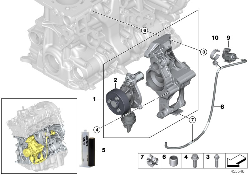 BMW 11518638026 - Водяний насос autozip.com.ua