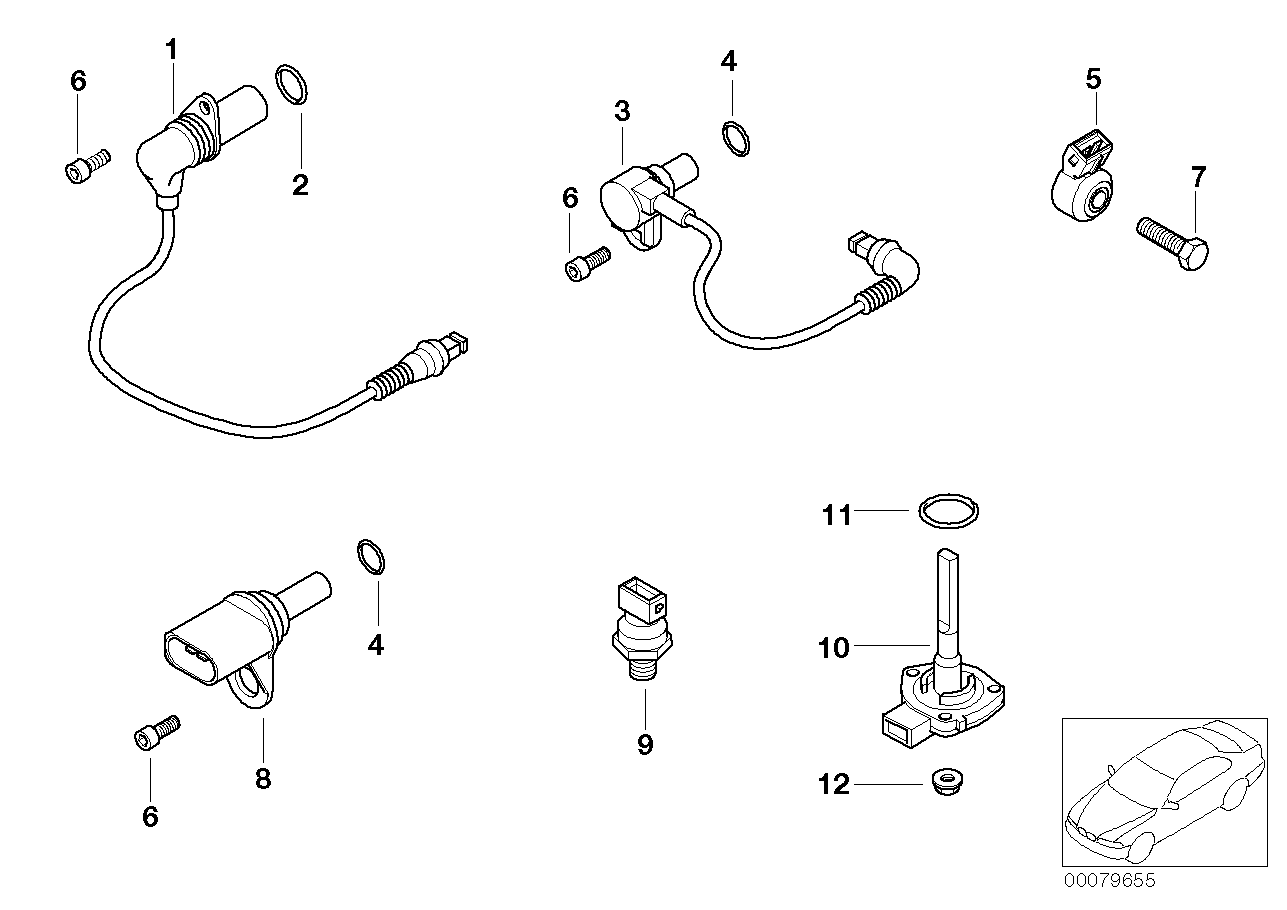 BMW 12 14 7 830 788 - Ping Sensor autozip.com.ua