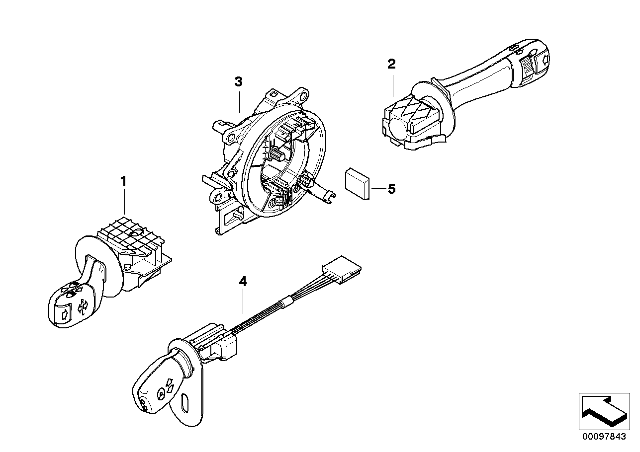 BMW 61 31 8 363 669 - Вимикач на рульовій колонці autozip.com.ua