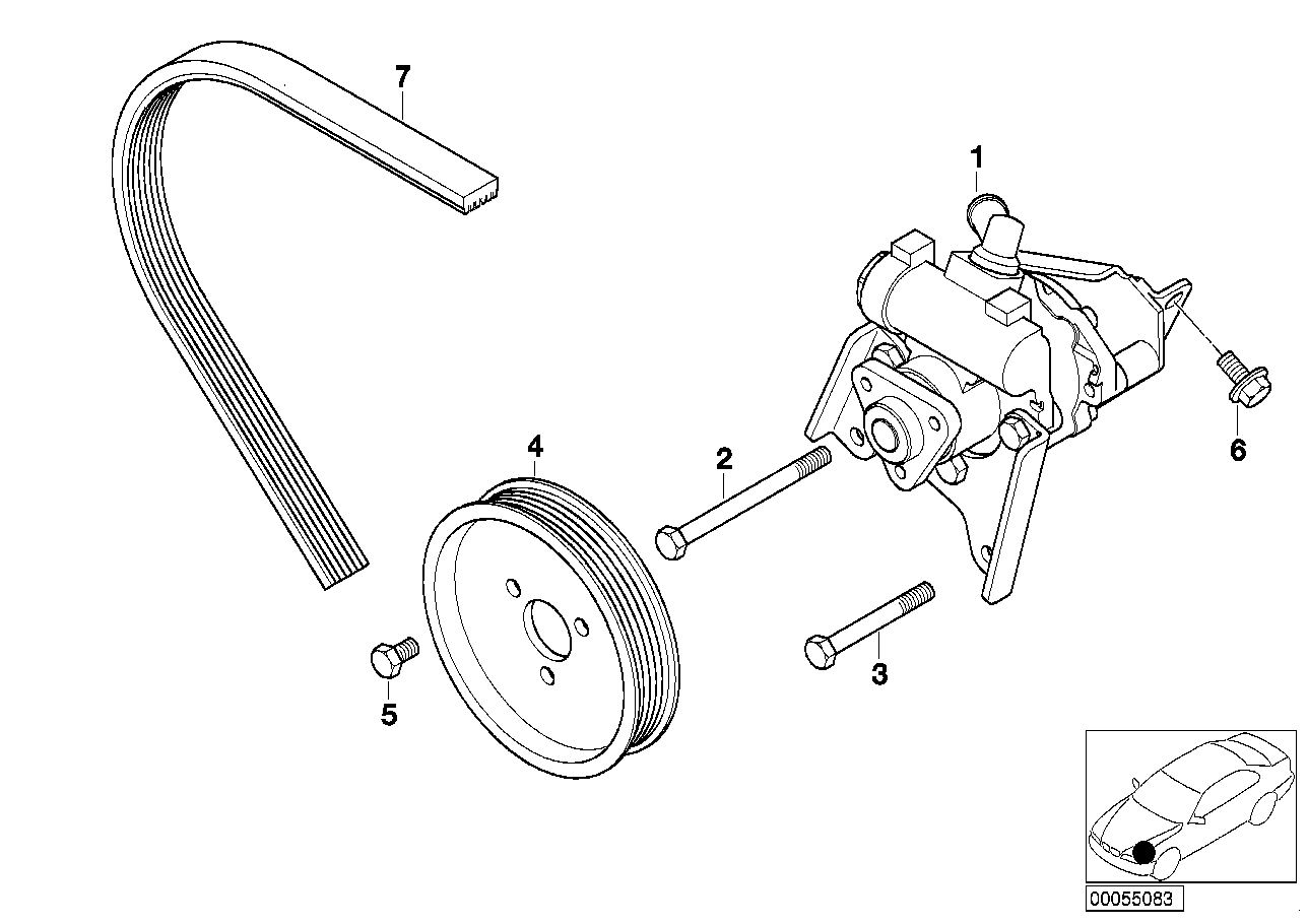 BMW 32 41 6 753 274 - Гідравлічний насос, рульове управління, ГУР autozip.com.ua