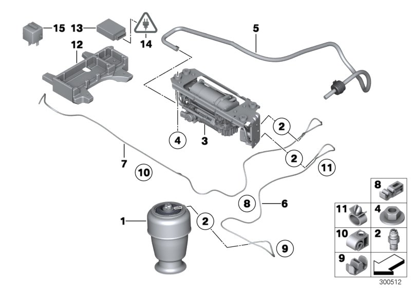 BMW 37106781844 - Пневматична ресора, ходова частина autozip.com.ua