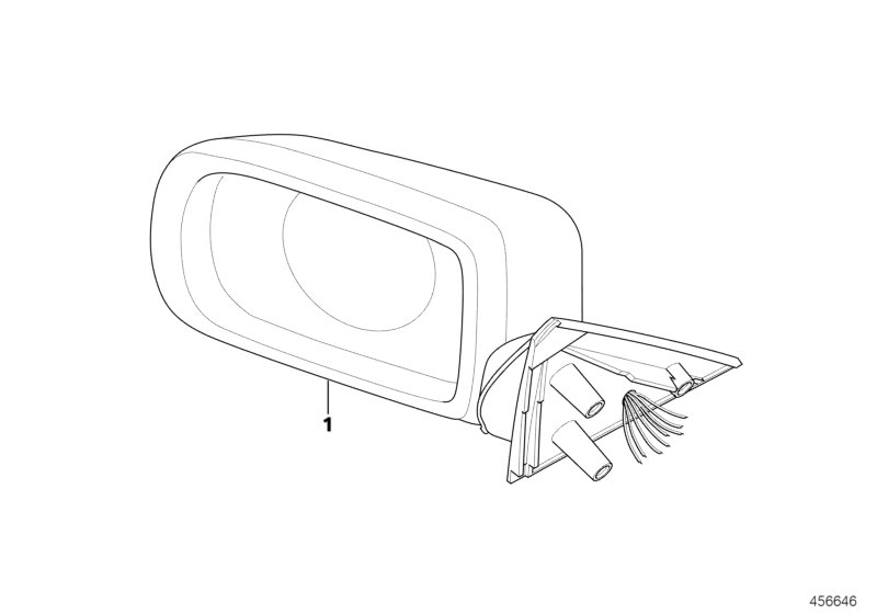 BMW 51168203739 - Зовнішнє дзеркало autozip.com.ua