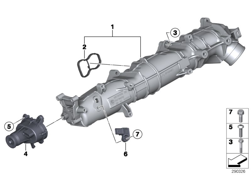 Mini 11618570791 - Регулювальний елемент, заслінка входять газів (впускний р) autozip.com.ua