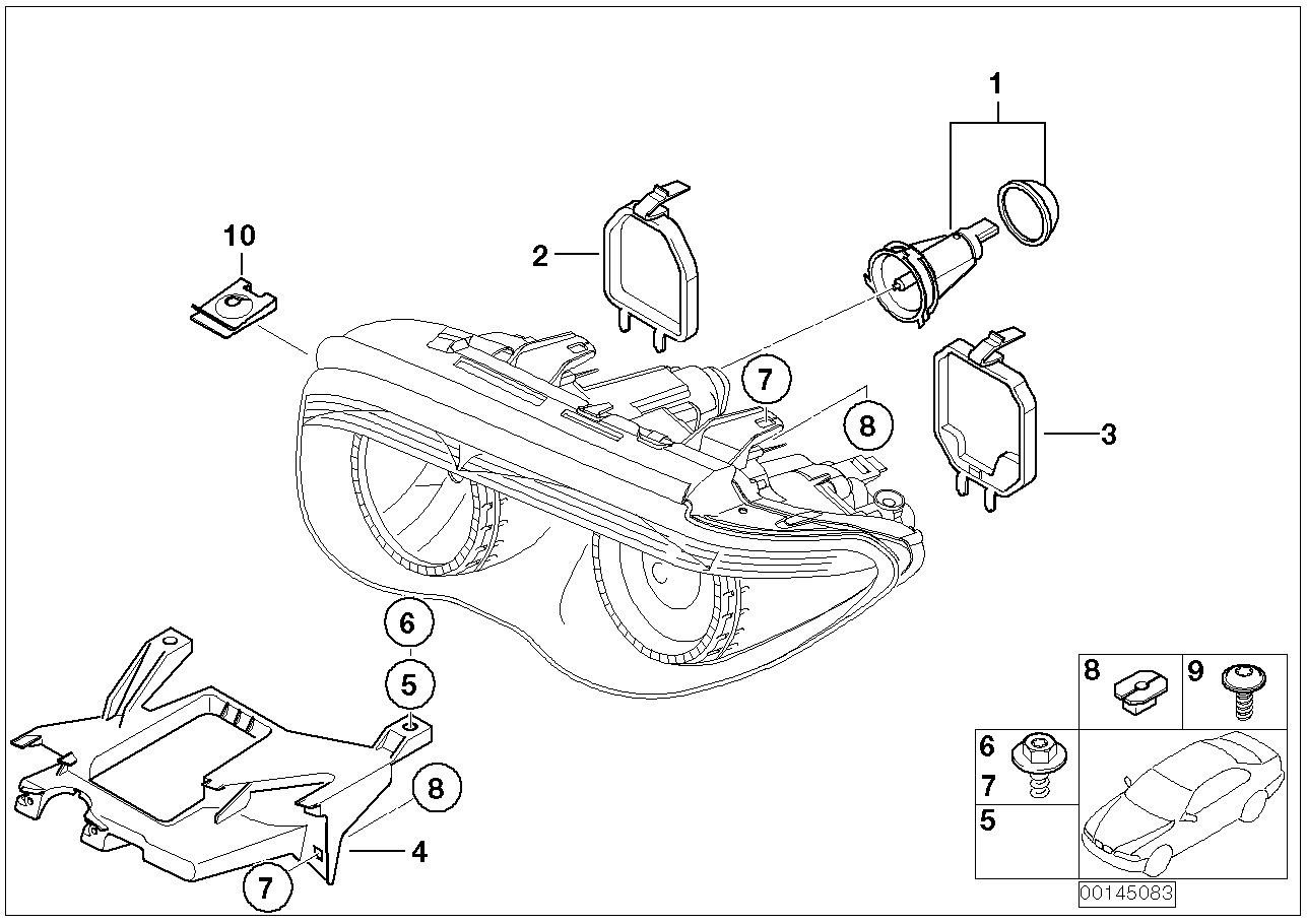 Mini 6121 1 366 389 - Гайка autozip.com.ua