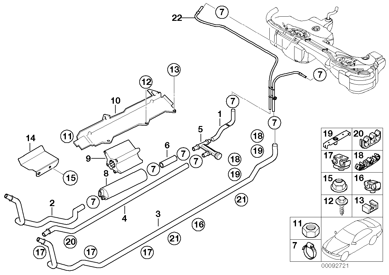 BMW 16 11 7 165 590 - Паливний насос autozip.com.ua